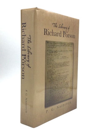 Item #75779 THE LIBRARY OF RICHARD PORSON. P. G. Naiditch