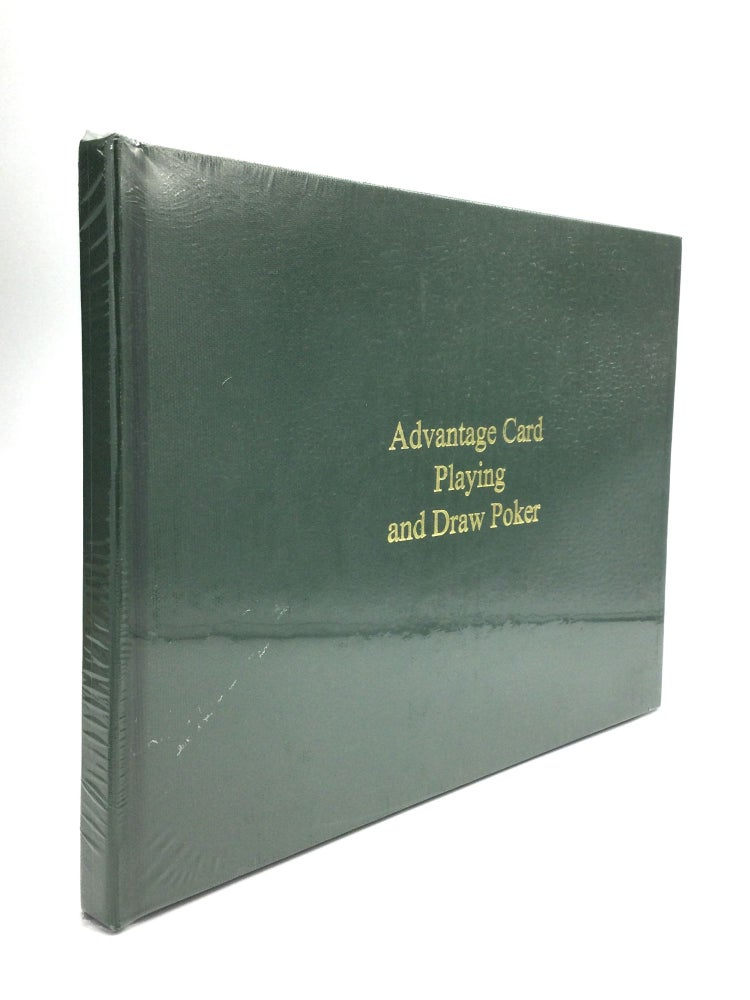Item #76166 ADVANTAGE CARD PLAYING AND DRAW POKER. F. R. Ritter.