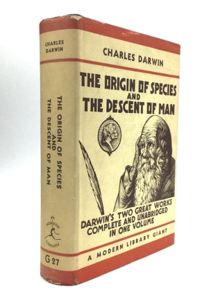 Item #76605 THE ORIGIN OF SPECIES AND THE DESCENT OF MAN. Charles Darwin