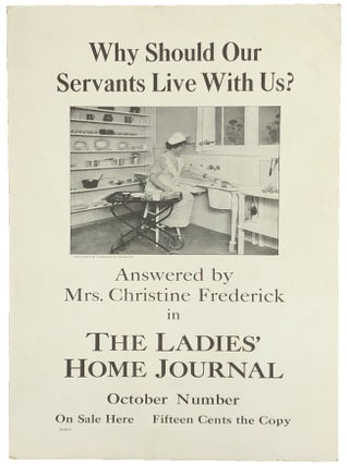 Item #76874 WHY SHOULD OUR SERVANTS LIVE WITH US? Women's Studies