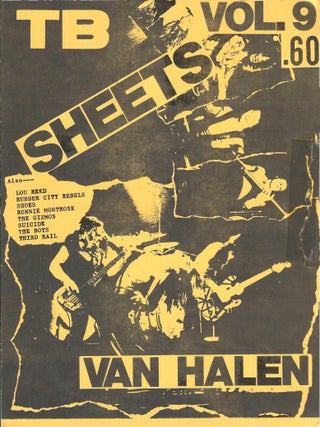 TB SHEETS: Issue #9, April 1978. Bob Stremel, et, Lisa Fancher.