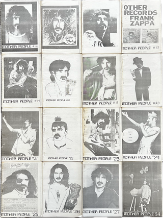 Item #77621 MOTHER PEOPLE #5-6, 12-15, 19-27, and 34. Frank Zappa