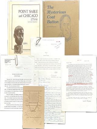 Item #77642 JEAN BAPTISTE LA POINTE DU SABLE AND THE FOUNDING OF CHICAGO. African Americana,...