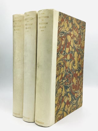 Item #77982 THE WRITINGS OF WILLIAM BLAKE: Edited in Three Volumes by Geoffrey Keynes. William Blake