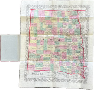 COLTON’S MAP OF DAKOTA
