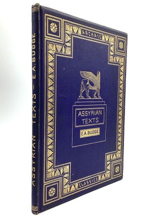 Item #78907 ASSYRIAN TEXTS: Being Extracts from the Annals of Shalmaneser II, Sennacherib, and...