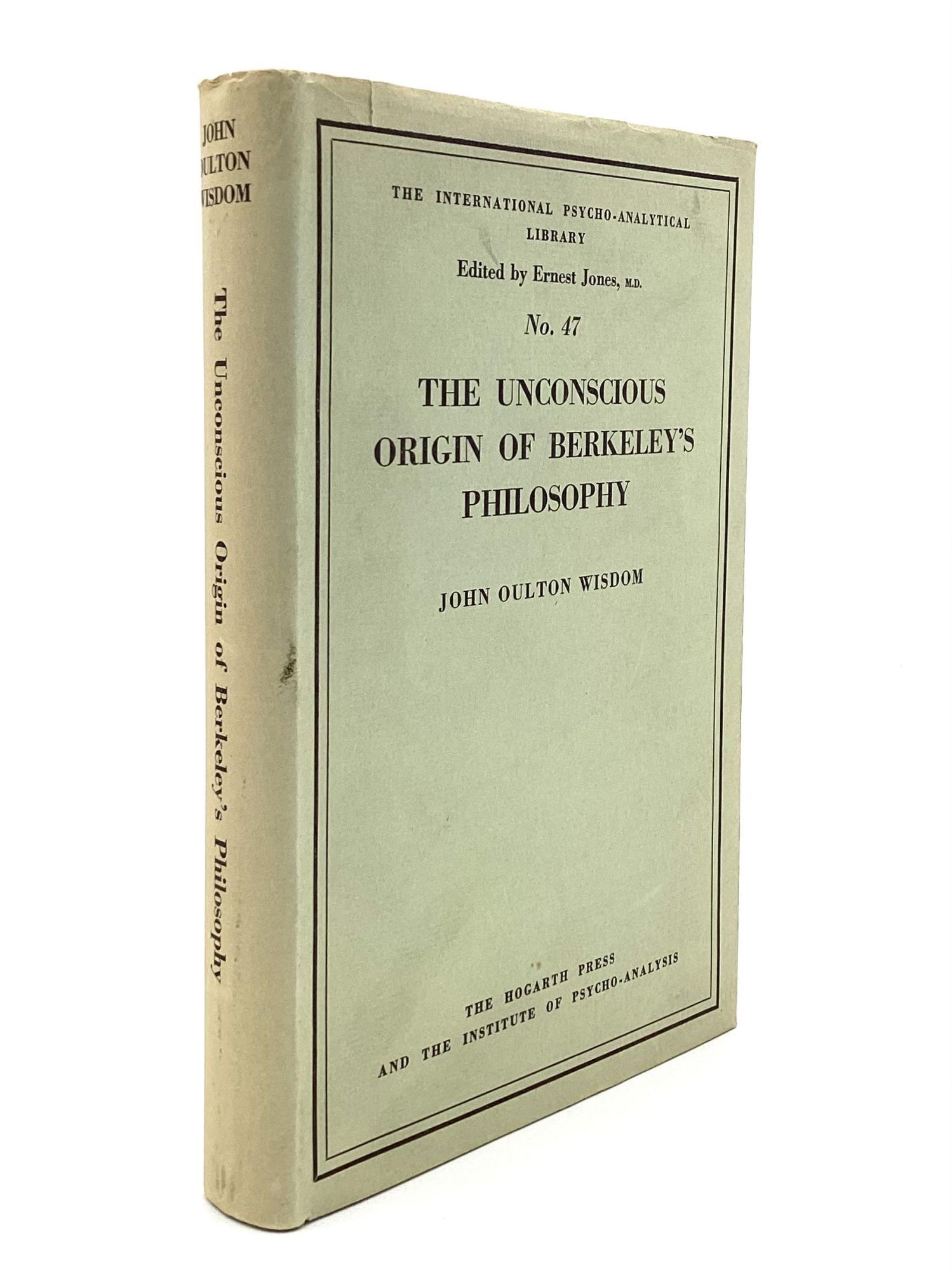 THE UNCONSCIOUS ORIGIN OF BERKELEY'S PHILOSOPHY | John Oulton Wisdom ...