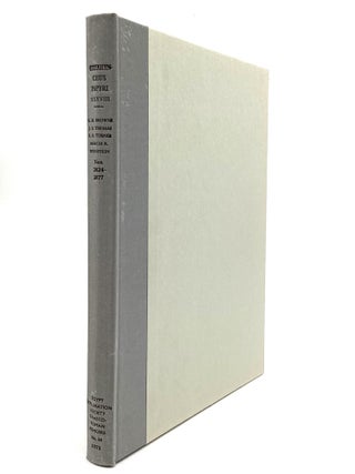 Item #79216 THE OXYRHYNCHUS PAPYRI: Volume XXXVIII. Gerald M. Browne, E. G. Turner, J. D. Thomas,...