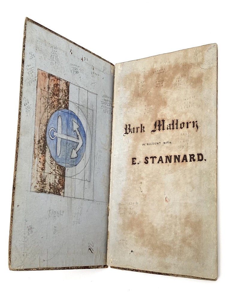 Item #80034 LOGBOOK FOR THE FIRST WAR SHIP OF THE JAPANESE EMPIRE. California, Nautical.