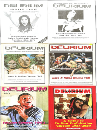 Item #80094 DELIRIUM: Italian Exploitation Cinema. Adrian Luther-Smith