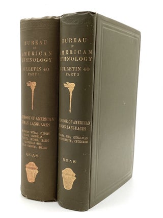 Item #80152 HANDBOOK OF AMERICAN INDIAN LANGUAGES. Franz Boas