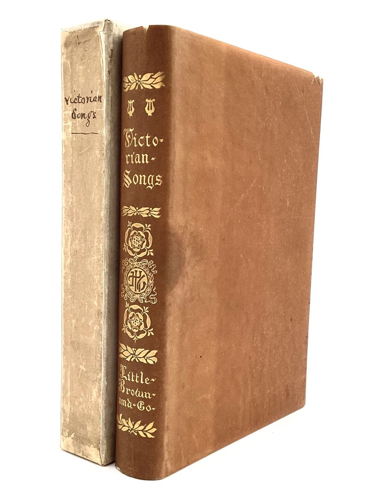 Item #80249 VICTORIAN SONGS: Lyrics of the Affections and Nature, Collected and Illustrated by Edmund H. Garrett with an Introduction by Edmund Gosse. Edmund Henry Garrett.