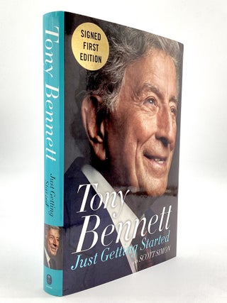 Item #80529 JUST GETTING STARTED. Tony Bennett, Scott Simon
