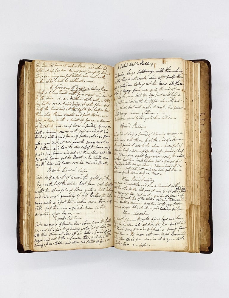 Item #80538 WELSH COOKBOOK WITH MEDICAL RECIPES. Manuscript, Cookery.