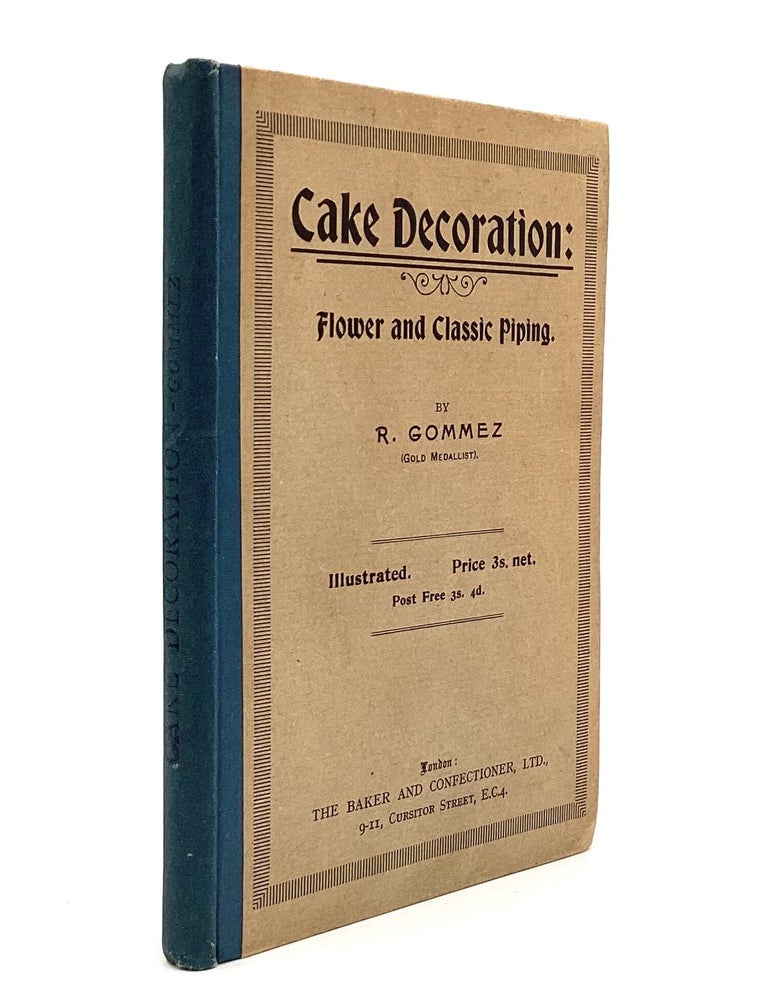 Item #80548 CAKE DECORATION: Flower and Classic Piping. R. Gommez.