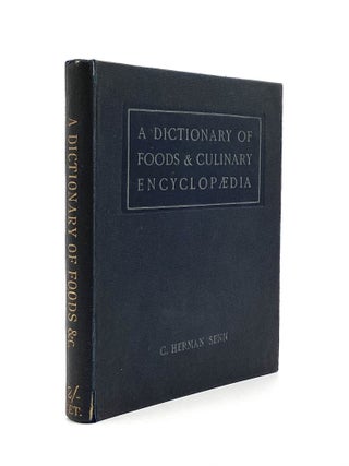 A POCKET DICTIONARY OF FOODS & CULINARY ENCYCLOPAEDIA