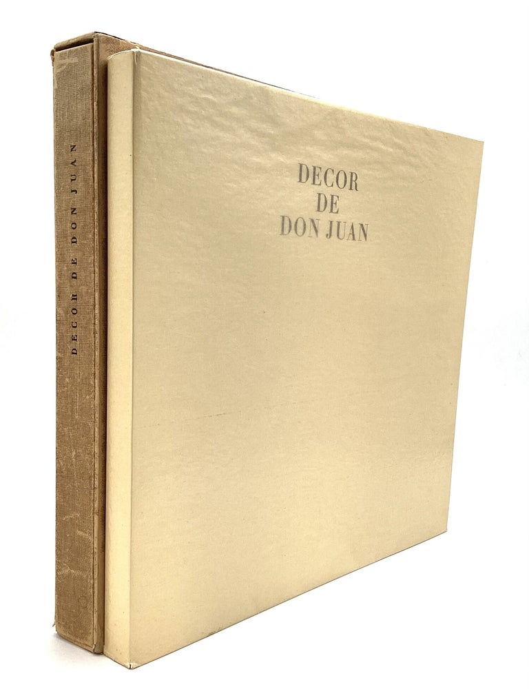 Item #80584 DECOR DE DON JUAN: Essai de Pierre Jean Jouve, avec Illustration par les Decors et Costumes de A.M. Cassandre pour le Don Giovanni de W.A. Mozart. Pierre Jean Jouve.