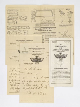 Item #80804 EARLY SEAL BEACH, CALIFORNIA, AIRPLANE MANUFACTURER. Aviation, California